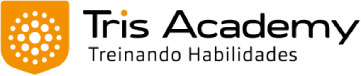 Logotipo da Tris Academy no rodapé